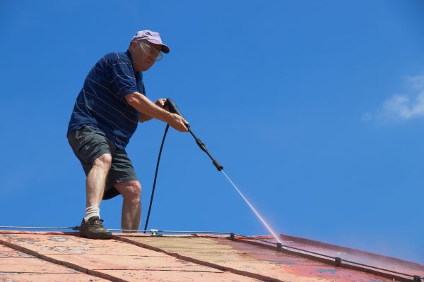 Metal Roof Power Washing