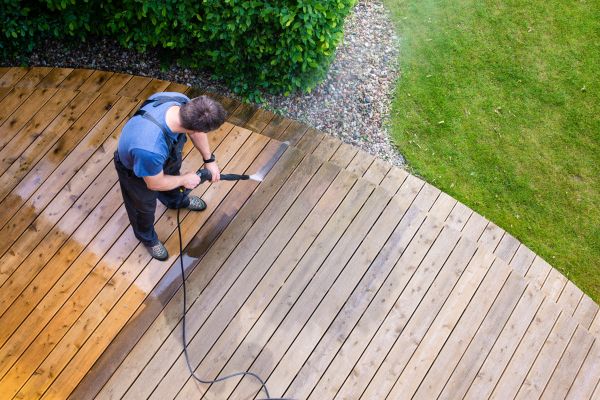 Deck Powerwashing And Staining